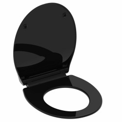 SCHÜTTE Toiletbril SLIM BLACK duroplast