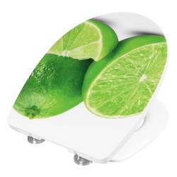 CORNAT Toiletbril met soft-close LIME thermoplastic