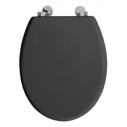 Allibert BOLIVA wc bril geperst hout Grijs gelakt