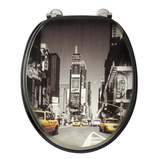 Allibert New York wc bril MDF Decor