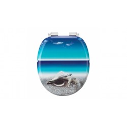 Cornat KSDSC534 Snail Houten WC bril Softclose 90-160 mm