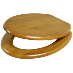 Plieger Classic wc bril Massief hout/Eiken