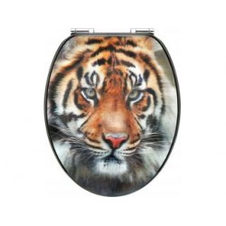 Cornat KSD707 3D Tiger Houten WC bril 130-180 mm